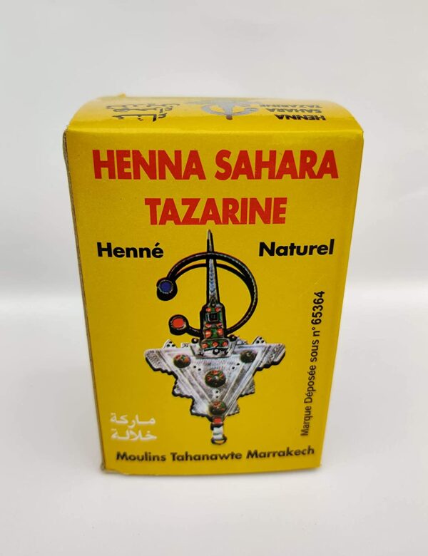 Henna Powder Of Morocco Sahara Tazarine (100g Box)